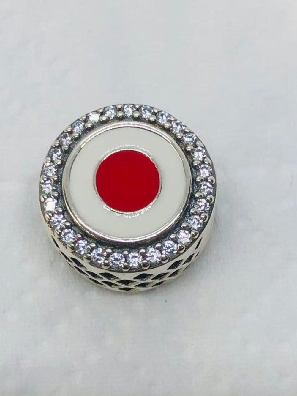 ✨ ✨Pandora Japan Flag Charm Exclusive Charm S925 Sterling Silver Jewelry